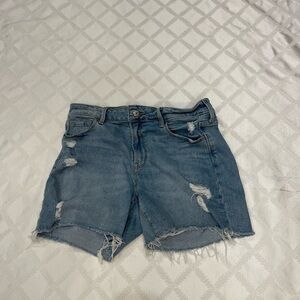 Old Navy Mid rise Distressed Denim Shorts